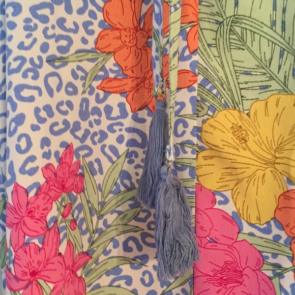 Caroline Hill Dress/Cover Up/Nightgown Hibiscus S - Picture 8 of 9